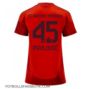 Bayern Munich Aleksandar Pavlovic #45 Replika Hemmatröja Damer 2024-25 Kortärmad